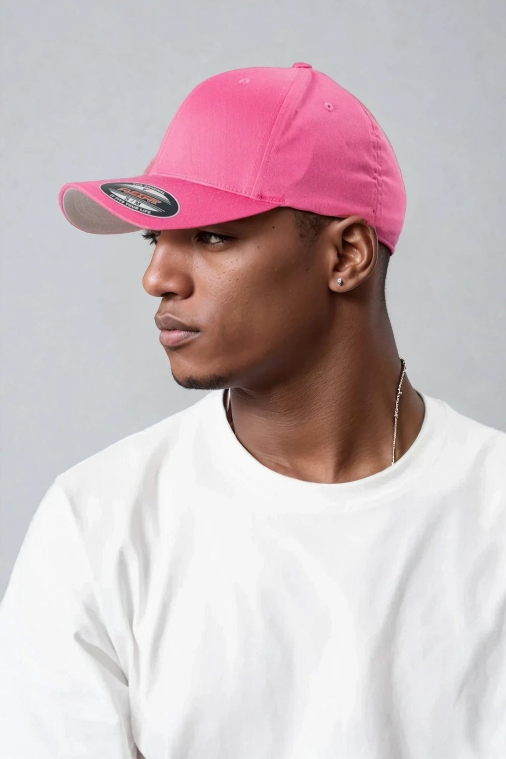 Flexfit Wollkämmert - Dunkelrosa