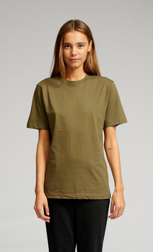 Oversized T-shirt - Armeegrün