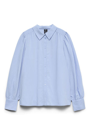 Millie Shirt - Brunnera Blau/Schneeweiß