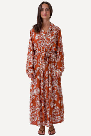 Lola-Kleid – Terrakotta