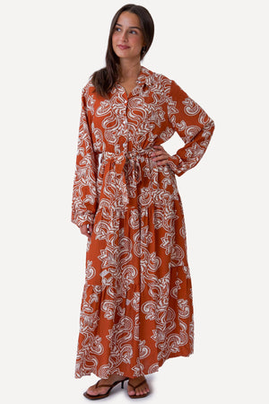 Lola-Kleid – Terrakotta