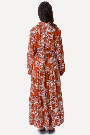 Lola-Kleid – Terrakotta