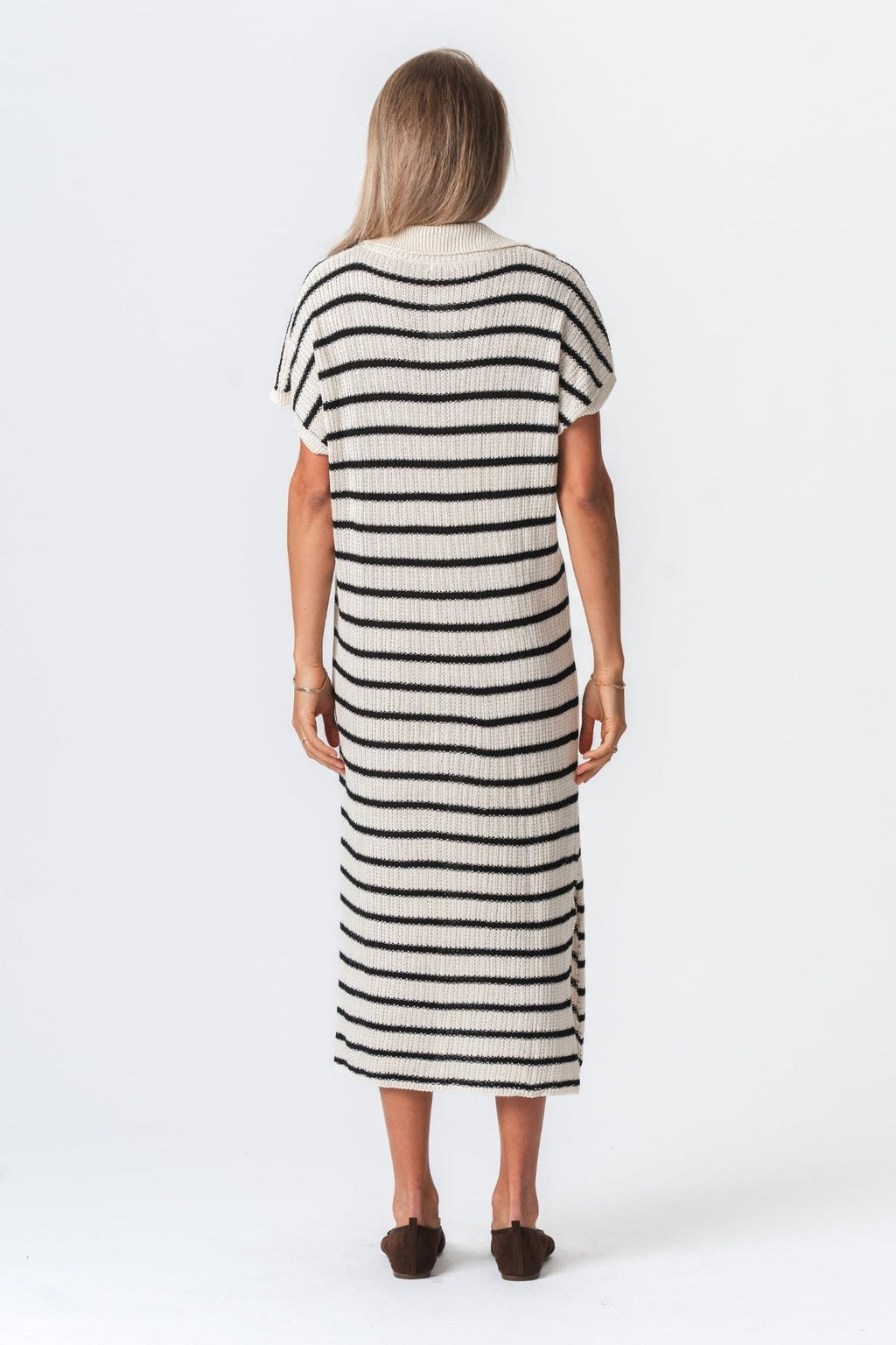 Victoria Kleid - weiß/schwarz