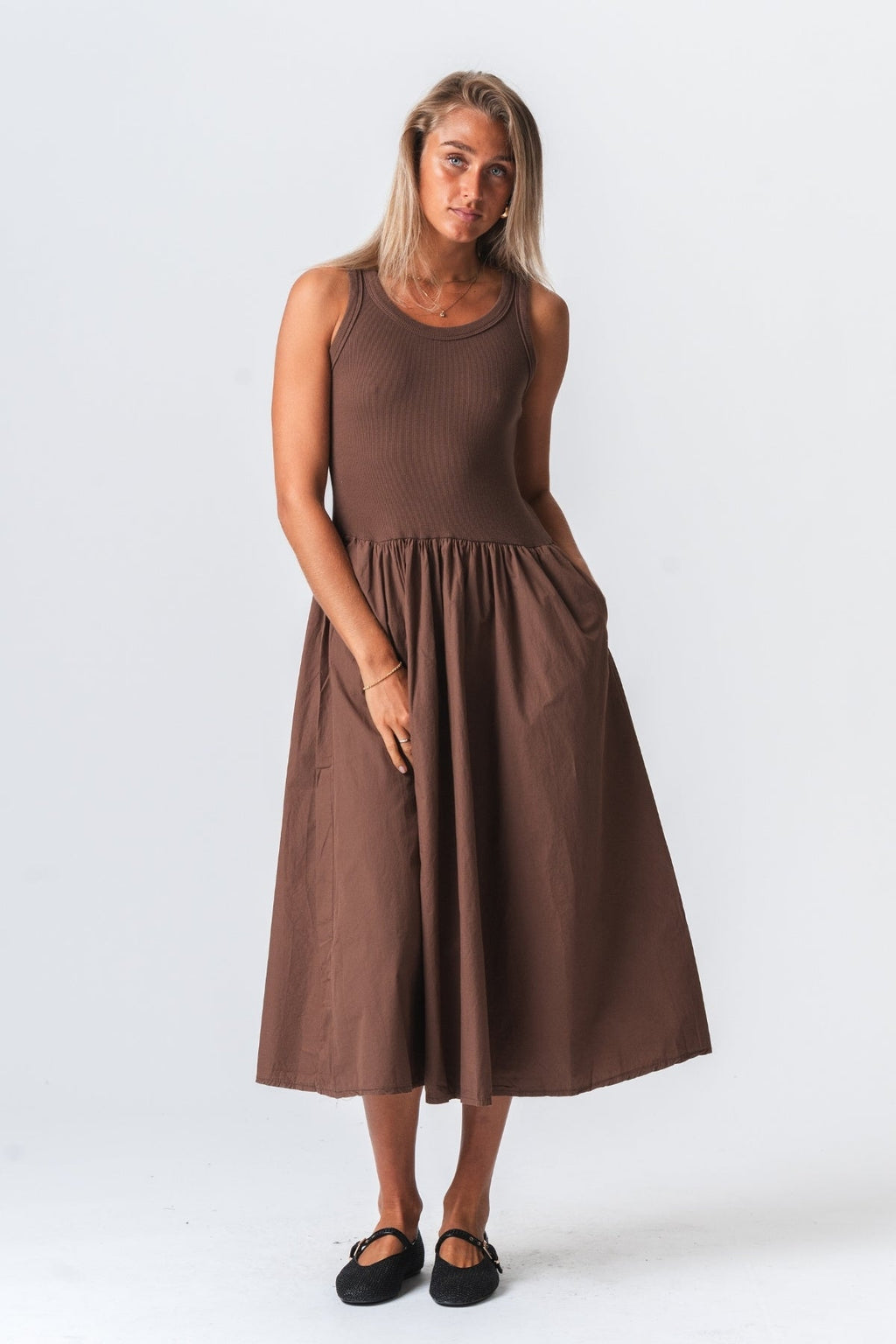 Hanna -Kleid - braun