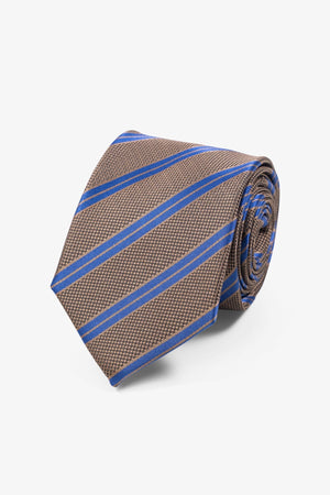 Krawatte - Bronze/Blau