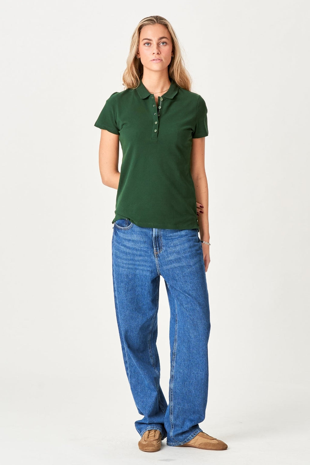 Poloshirt - dunkelgrün