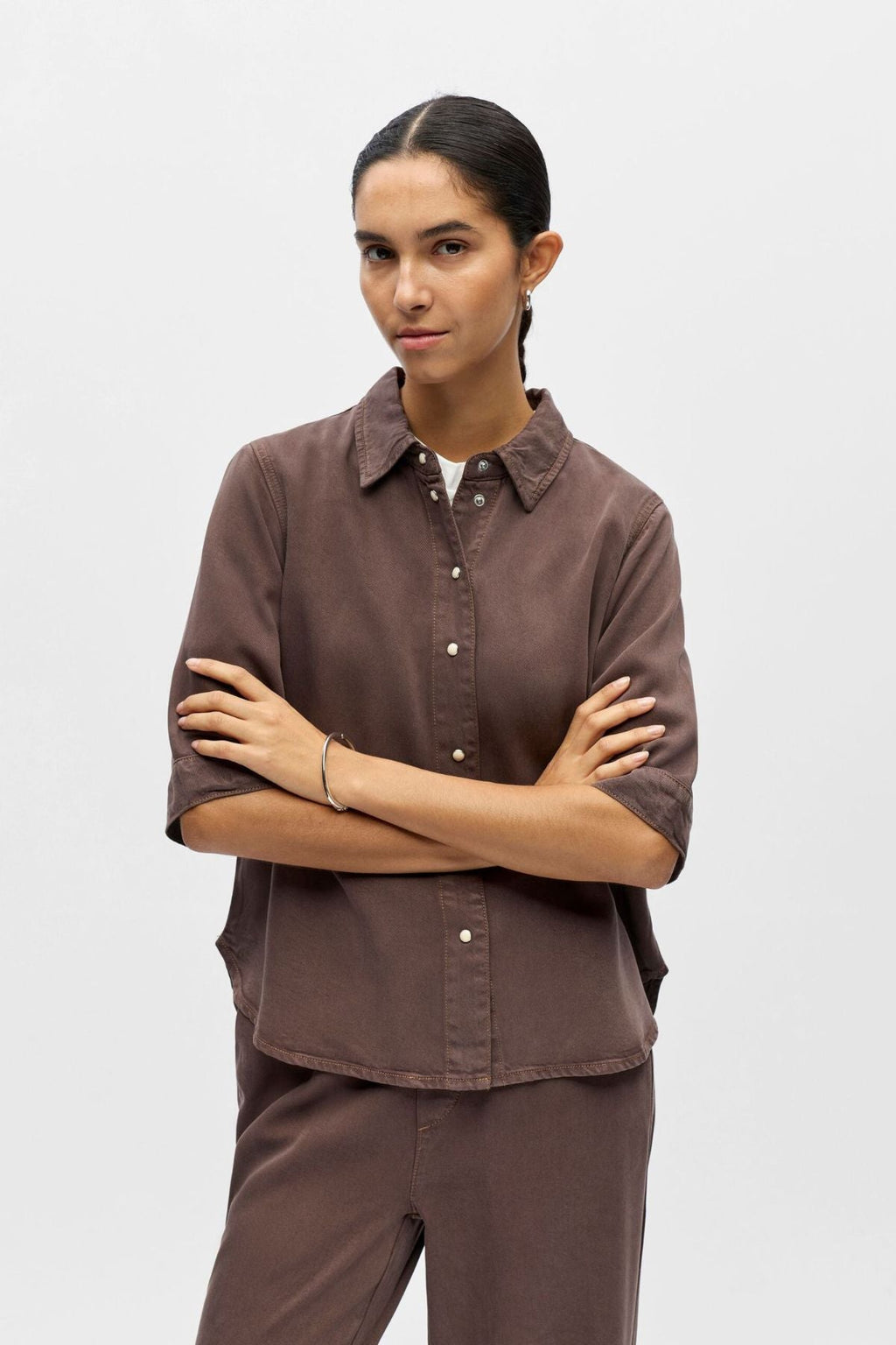 Frame Denim-Oberteil – Seal Brown