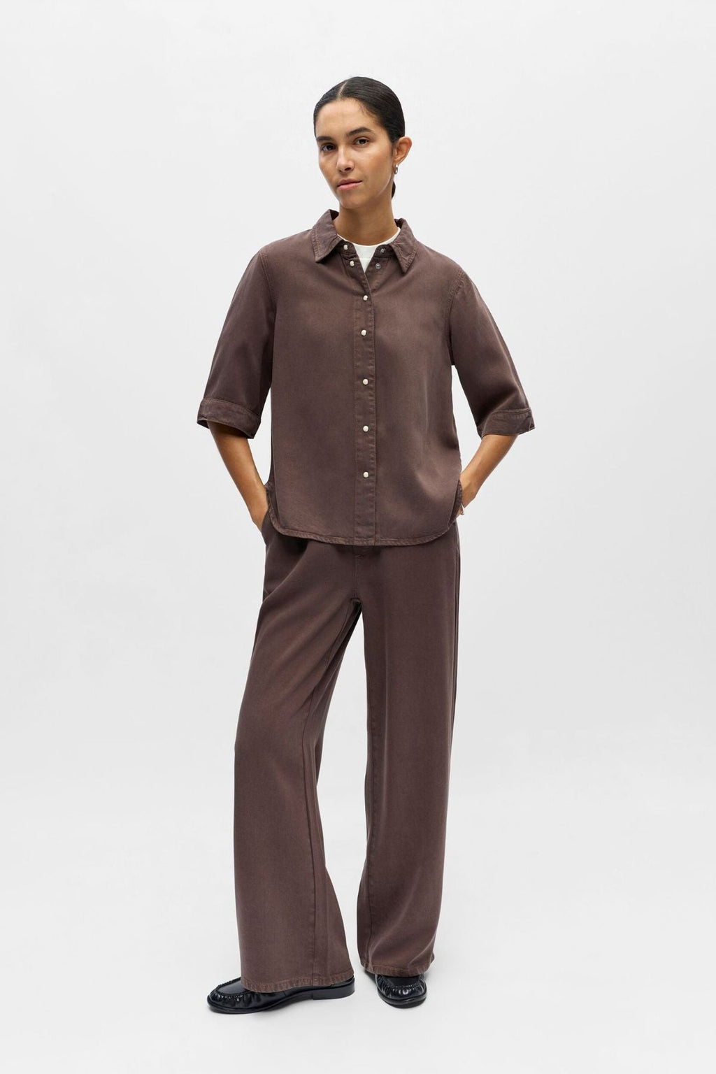 Frame Denim-Oberteil – Seal Brown