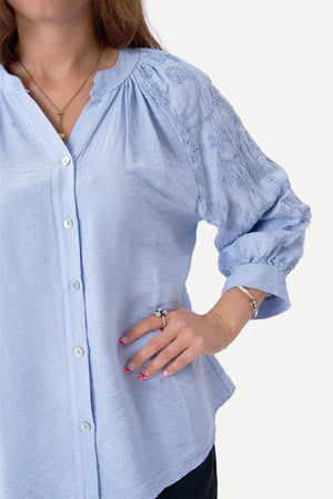 Frida-Hemd – Hellblau