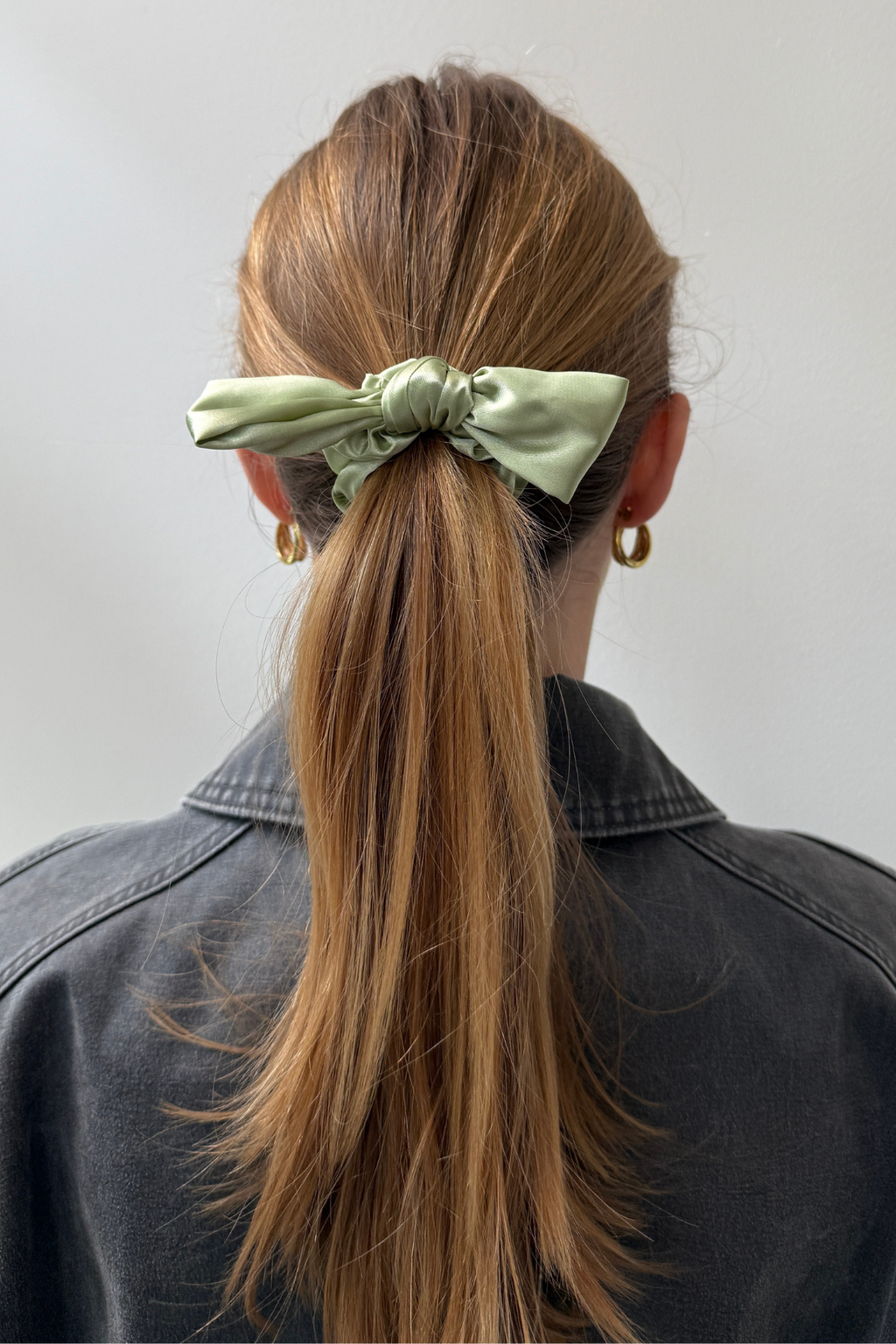 Bow Scrunchie - Grün