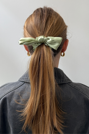 Bow Scrunchie - Grün