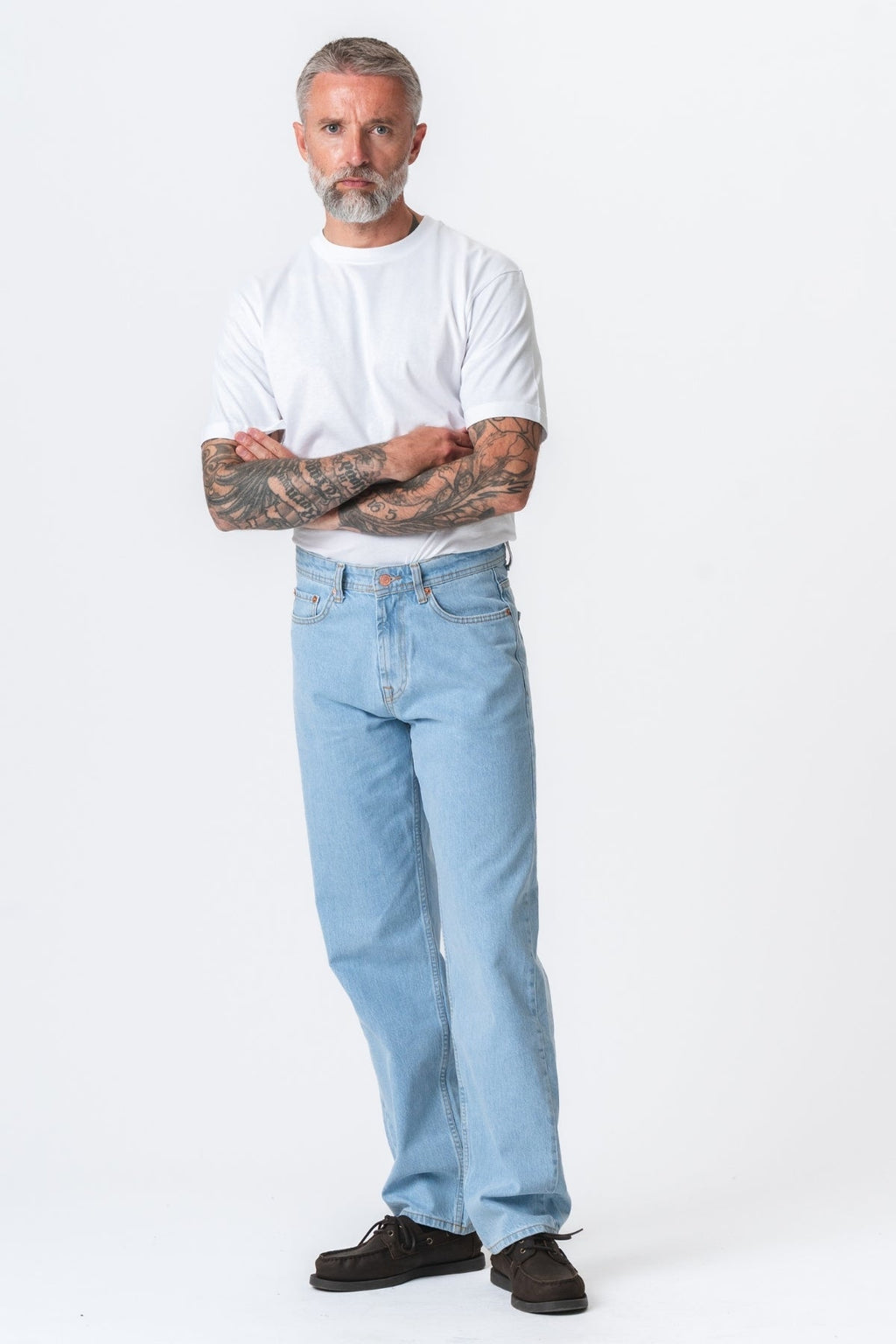 Noah lose Fit Jeans - hellblauer Jeans