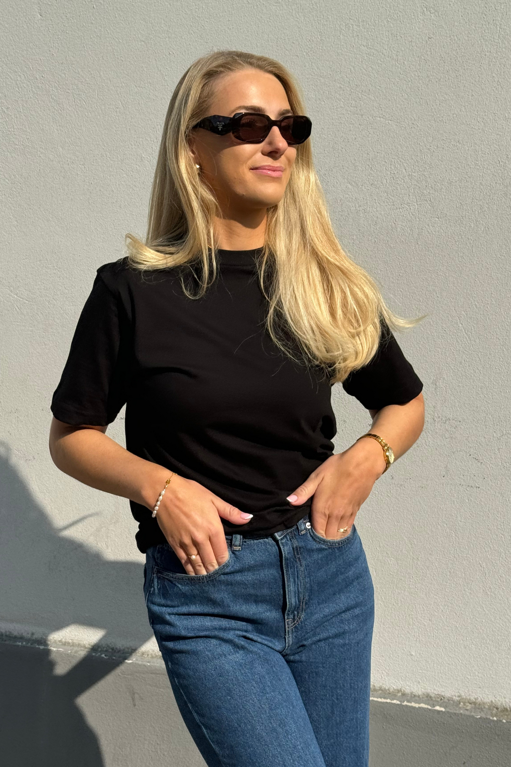 Oversized T -Shirt - Schwarz