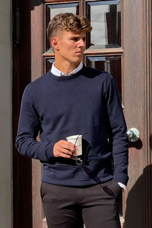 Pullover Roundneck - Marine