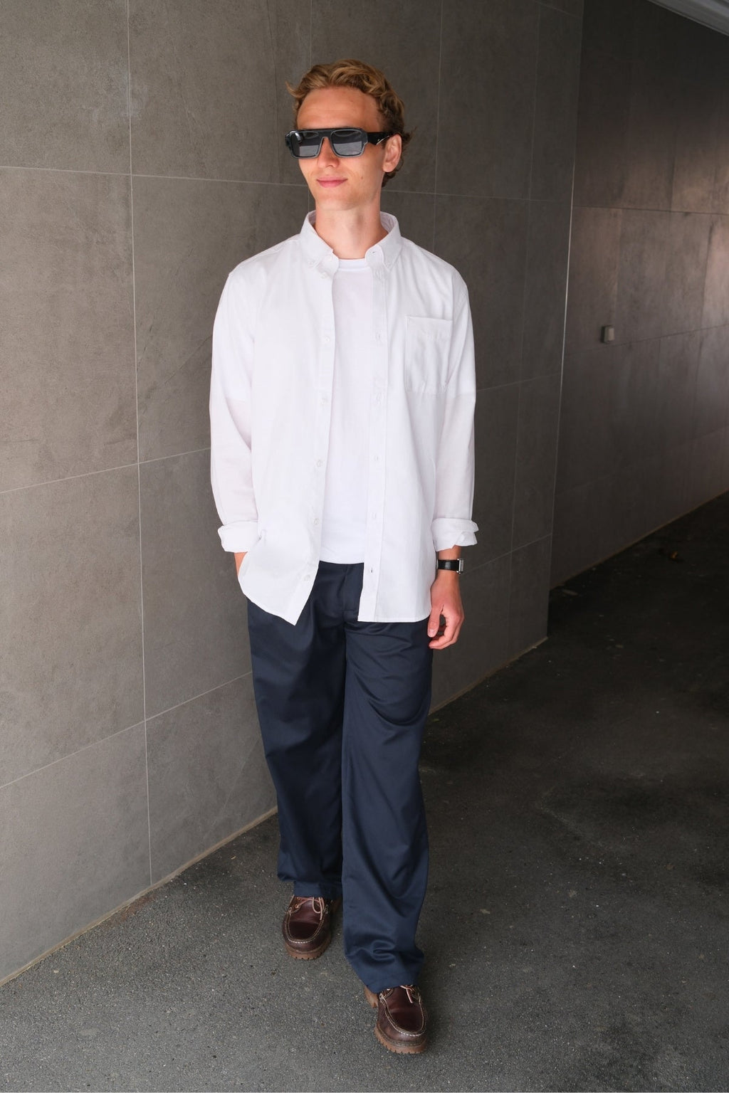 Performance Pants Wide Passform - Marine