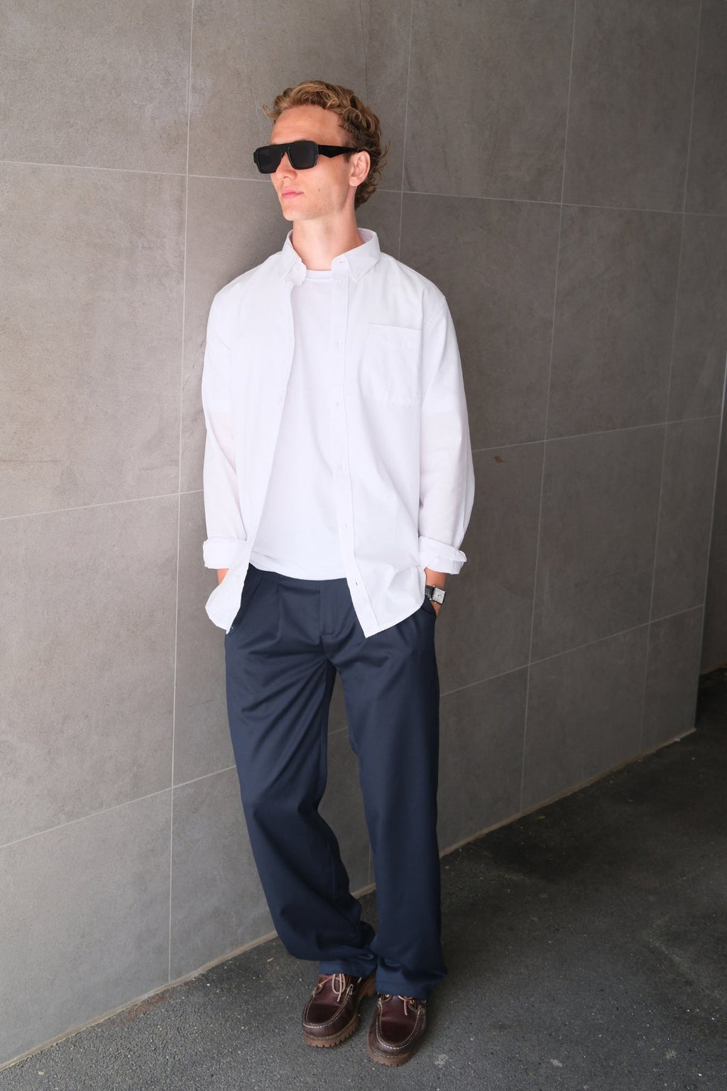 Performance Pants Wide Passform - Marine