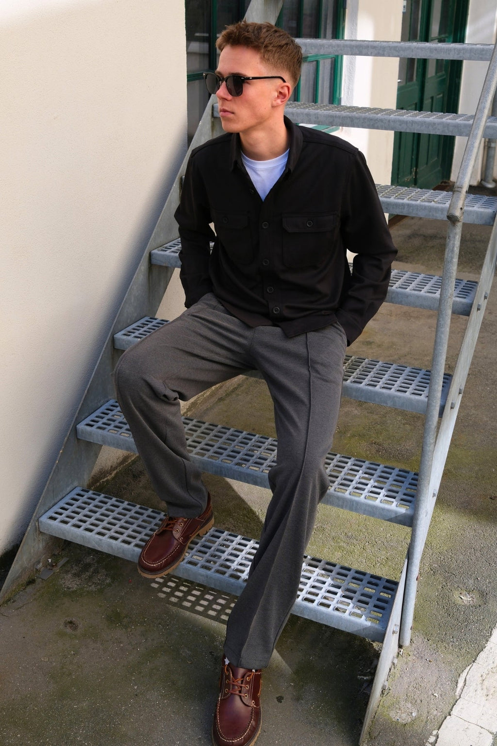 Performance Pants Locker Passform - Holzkohle