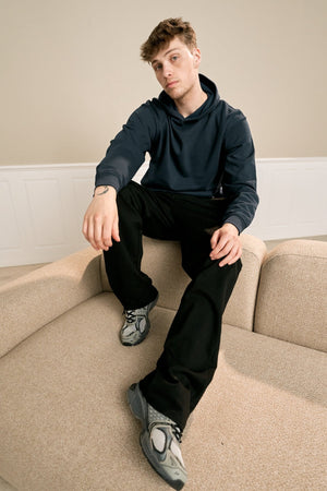 Hoodie ohne Kordelmine - Marine