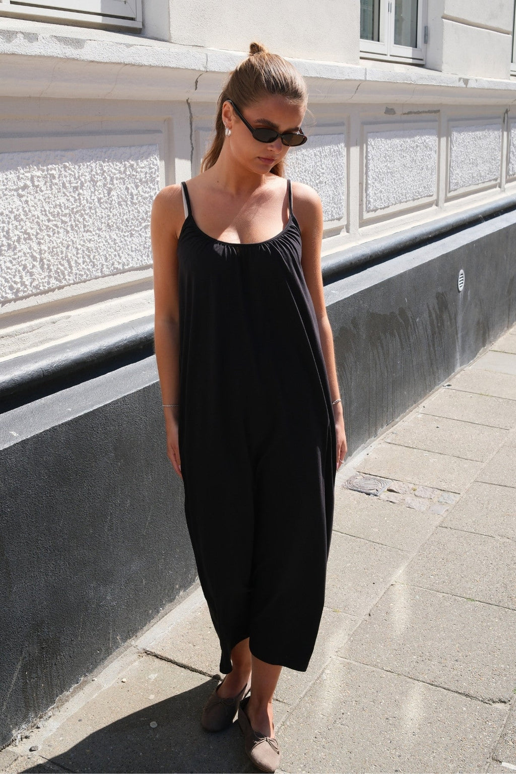 Luna Singulett -Knöchelkleid - Schwarz