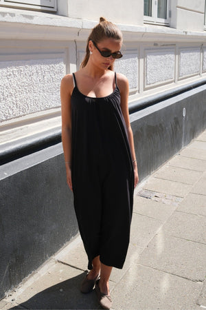 Luna Singulett -Knöchelkleid - Schwarz