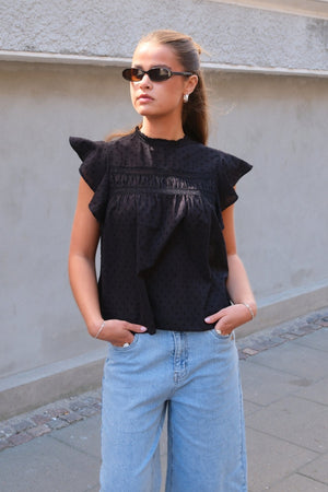Trine Lace Top - Schwarz