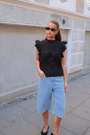 Trine Lace Top - Schwarz