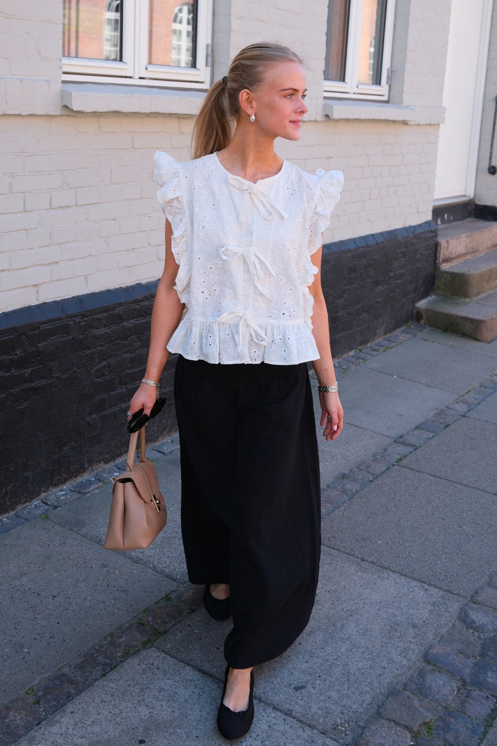 Linn Smock Anklrock - schwarz