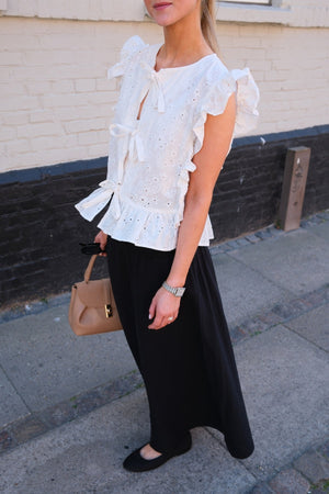 Linn Smock Anklrock - schwarz