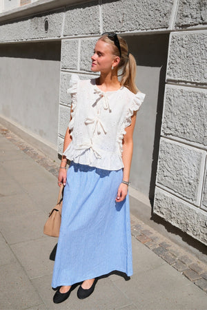 Linn Smock Anklrock - Marina White