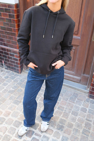 Sweatshirt Hoodie - Schwarz