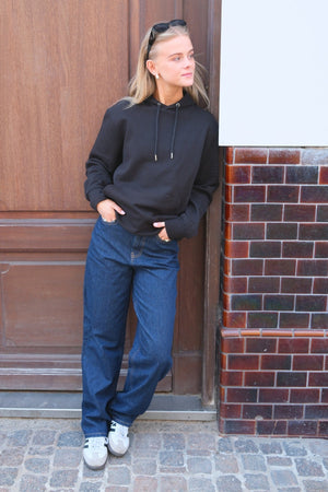 Sweatshirt Hoodie - Schwarz