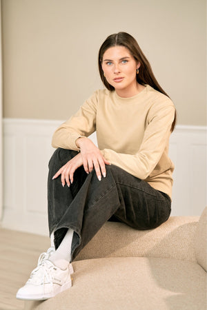 Basic Crewneck -Schweiß (Damen) - Paketangebot (2 PCs.)