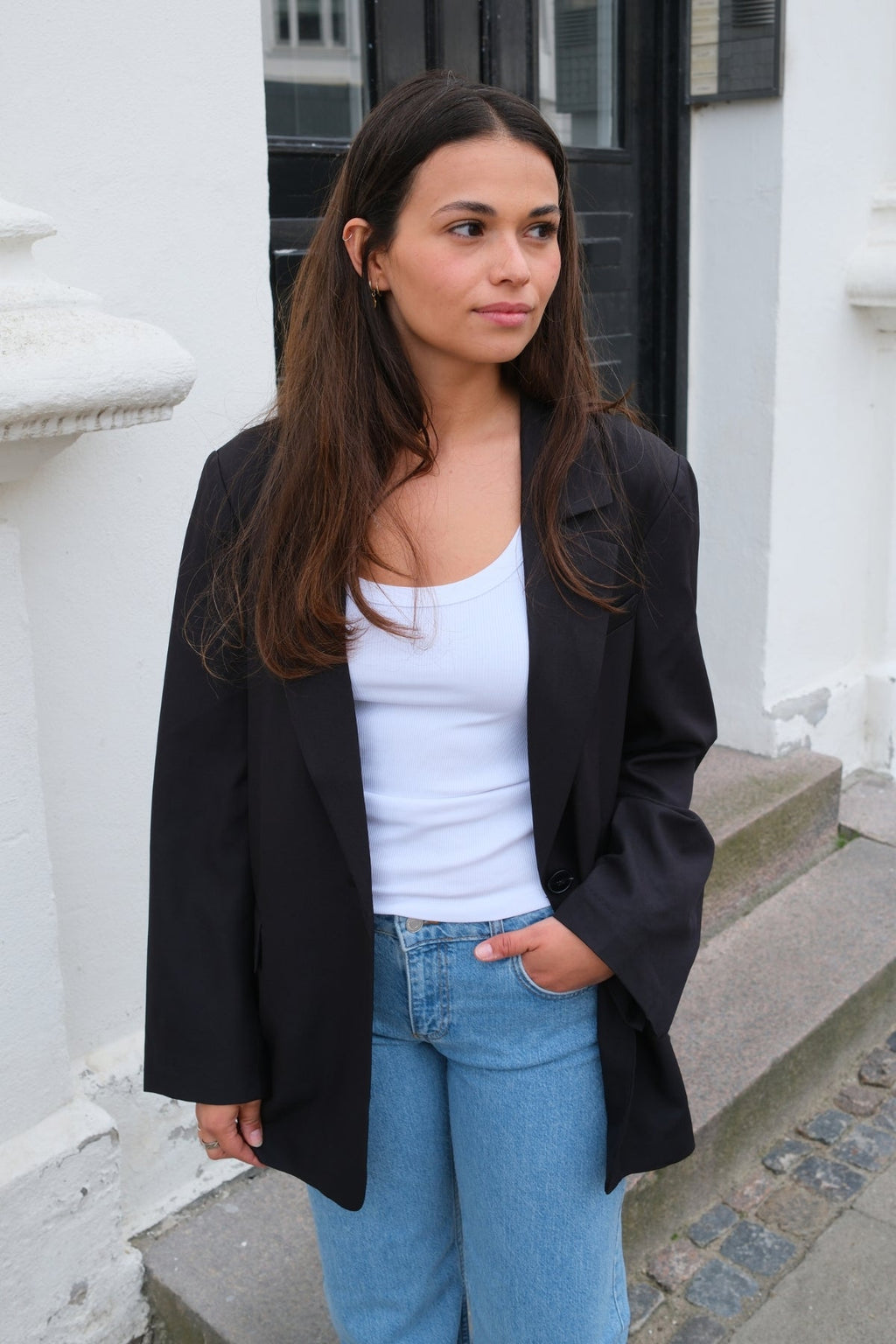 Oversized Blazer - Schwarz