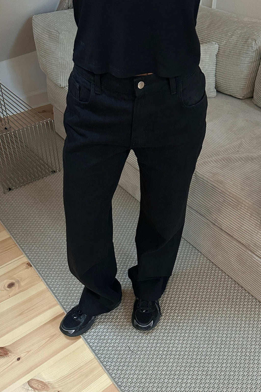 Erica Loose Jeans - Schwarz