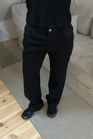 Erica Loose Jeans - Schwarz