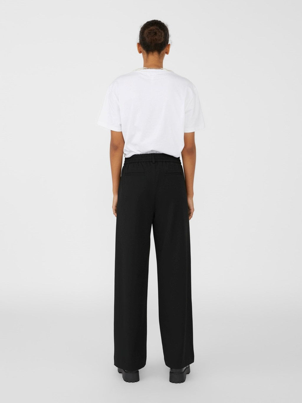 Lisa breit Pants - Schwarz