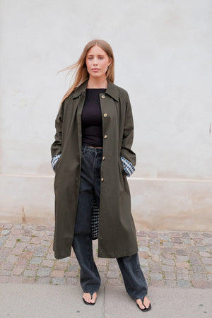 Livia Trenchcoat - Oliv