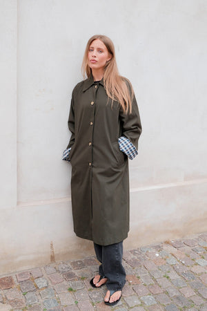 Livia Trenchcoat - Oliv