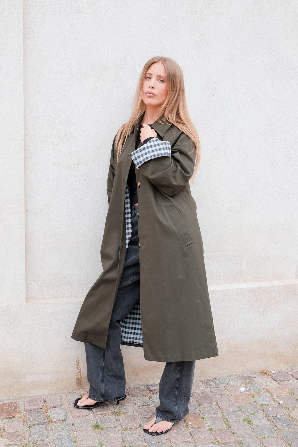 Livia Trenchcoat - Oliv