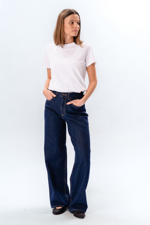 The Original Performance Lose Jeans - dunkelblauer Denim