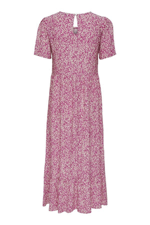 MALE MIDI Kleid - blühtes Rosa