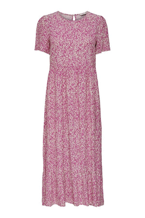 MALE MIDI Kleid - blühtes Rosa
