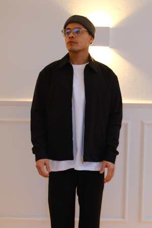 Milan-Reißverschlussjacke - Schwarz