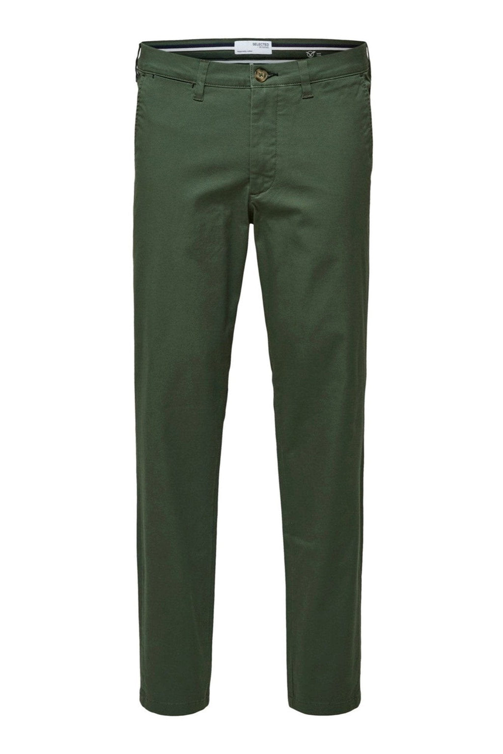 Meilen Flex Chino Pants - Bronzegrün (Bio -Baumwolle)