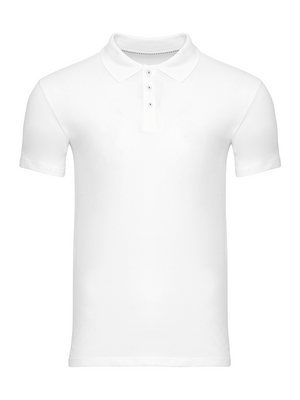 Muscle Poloshirt - weiß