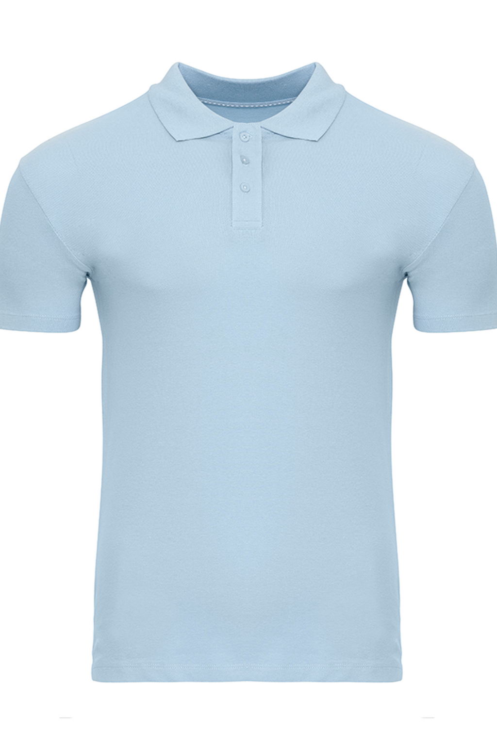 Muscle Poloshirt - hellblau
