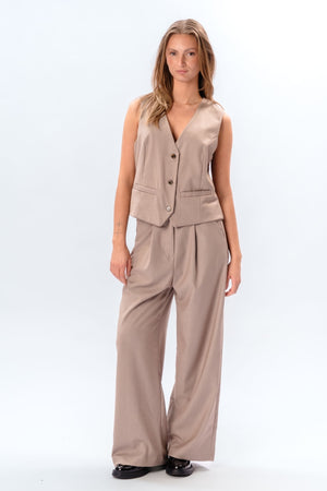 Nadia Vest und pants (Beige) - Paketangebot