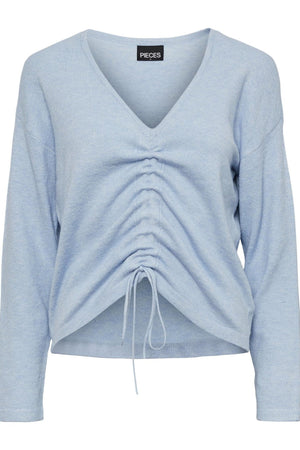 Nandi V -Neck -Strick - Kentucky Blue