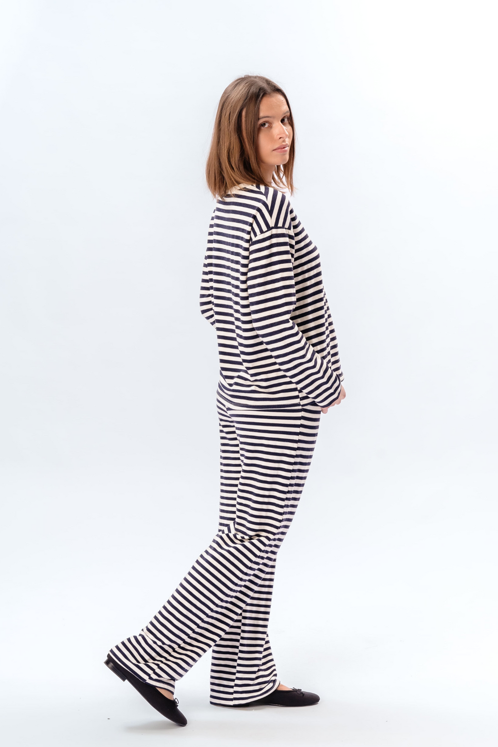 Gestrippt Pants - Blau