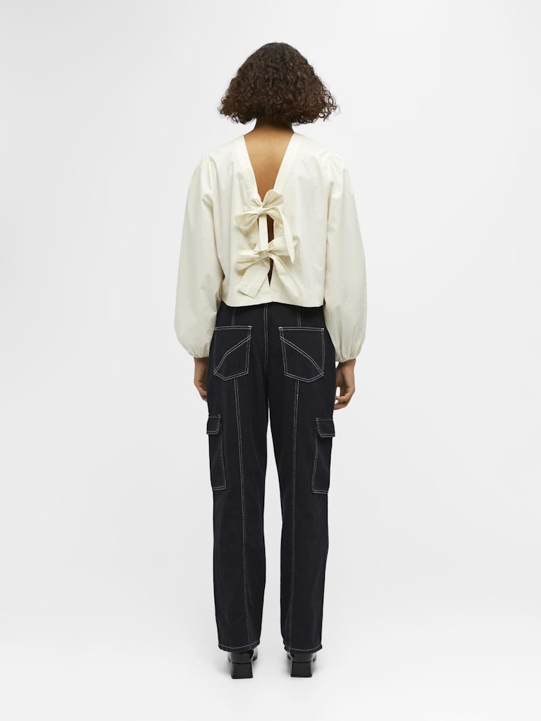 Gala Langarmed Top - Cloud Dancer